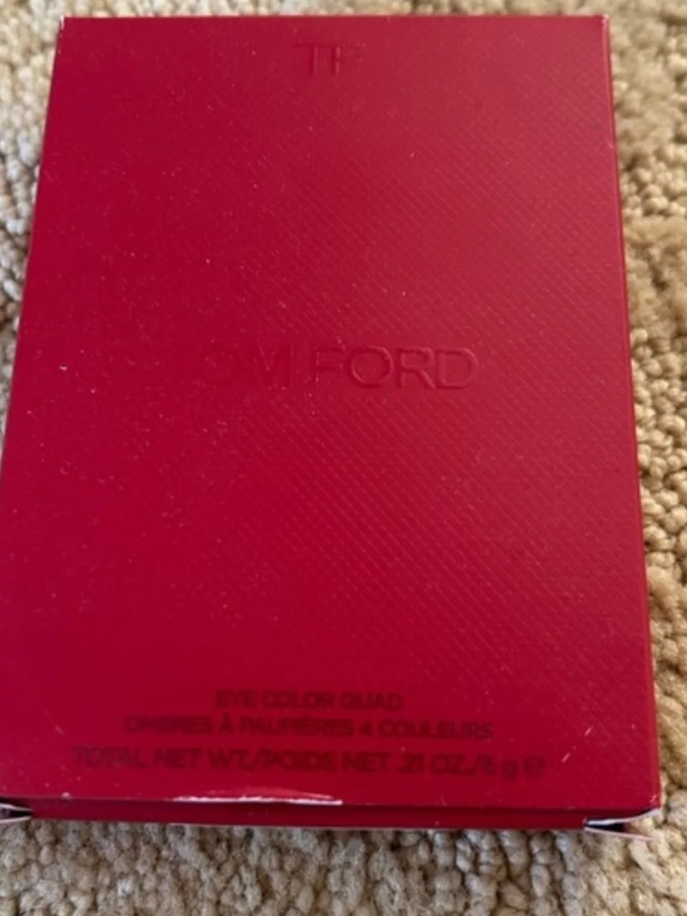 Tom Ford Red Compact Eyeshadow Quad In 04 Honeymoon
